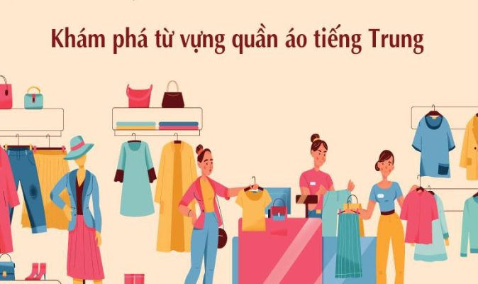 Từ vựng Quần áo tiếng Trung