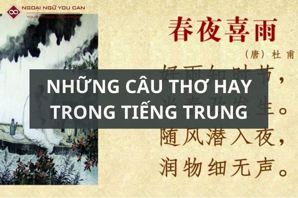 Những câu thơ hay bằng tiếng Trung 1 Những câu thơ hay bằng tiếng Trung